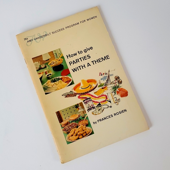 Vintage 1960's Mid-Century Modern Party Planning Cookbook Booklet - Picture 1 of 7